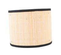 LOLIPPYY Japanese Style Bamboo Lampshade Desk and Hanging Light Cover Stylish Decorative Lamp Shade for Bedroom Living Office Mild Light Diffuser with Wear-Resistant Craftsmanship