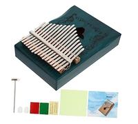 LOLIPPYY Keys Wooden Kalimba Thumb Piano with Cute Deer Pattern and Unique Antler Portable Finger Instrument for Beginners Easy to Play and Carry