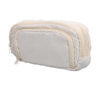 LOLIPPYY Large Capacity Art Pen Case with Compartments Lightweight Polyester Pencil Bag Organizer for Students and Artists Portable Stationery Storage Pouch for School and Travel