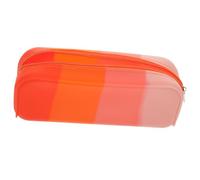 LOLIPPYY Large Capacity Silicone Pencil Pouch Candy Color Portable Pen Bag for Students Cute Aesthetic Stationery Organizer for Pens Rulers Erasers and Notes Practical and Neat Storage for