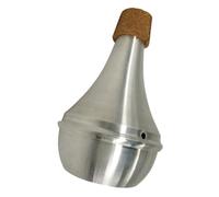 LOLIPPYY Lightweight Aluminum Alloy Trumpet Practice Mute with Full Cork Noise Reduction for Quiet Home and Shared Space Use Horn Silencer for Musicians