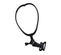 LOLIPPYY Lightweight Mic Neck Holder Handsfree Microphone Stand for Musicians and Magicians Portable Stable Mic Mount Minimizing Vibrations for Singing Guitar Playing Hosting and Outdoor