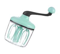 LOLIPPYY Manual Egg Whisk Hand Crank Rotary Mixer for Kitchen Baking Ergonomic Beater for Eggs Cream Sauce and Milk Smooth Rounded Edges Non-Slip Handle Labor-Saving Design for Home and