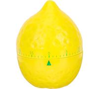 LOLIPPYY Mechanical Kitchen Timer 60-minute Lemon Shape Countdown Timer for Cooking Baking Home Use Cartoon Fruit Design