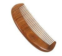 LOLIPPYY Men Styling Detangler Comb Wooden Scalp Massager Brush for Hair Retro Carved Comb Natural Verawood Portable Massage Hair for Men