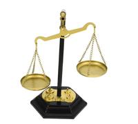 LOLIPPYY Metal Balance Scale Decor Metal Craftsmanship Artistic Scale Centerpiece for Home Office Living Study Table Ornament