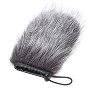 LOLIPPYY Microphone Furry Windscreen Muff 12cm Wind Cover with Artificial Fur for Recording and Acoustically Protection for Karaoke and Outdoor Use