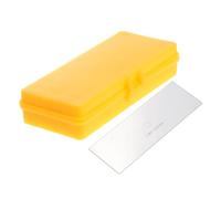 LOLIPPYY Microscope Calibration Slide Ruler Premium Glass Multifunction Plate for Accurate Measurement and Camera Reticle Calibration with Storage Box Professional Stable Micrometer for