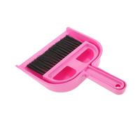 LOLIPPYY Mini Dustpan and Broom for Hamster Cage Cleaning Lightweight Reusable Small Brush for Reptile Tank Debris Removal Practical Pet Cleaning Tool for Small Animals and Home Use