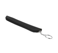 LOLIPPYY Mini PU Leather Insulin Pen Case Portable Pen Storage Bag with Zipper Lightweight Protective Pencil Pouch for Travel and Daily Use in Grey