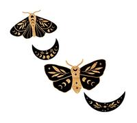 LOLIPPYY Moon Phase Wooden Hanging Ornament Decorative Plaque for Living Wall Unique Moon Shape Craft with Fine Texture Creative Home Wall Decor