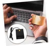 LOLIPPYY Multi-function USB Smart Card Reader Portable Id Card Reader Compatible with Windows Vista -c Interface Supports Dnie Atm Ic Cac Sim