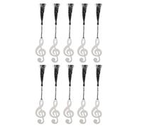 LOLIPPYY Music Note Metal Bookmarks 10Pcs Creative Paper Clips for Graduation and Reading