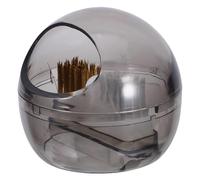 LOLIPPYY Nail Drill Bit Cleaning Brush with Soft and Hard Copper Wire Bristles, Portable Small Nail Art Detail Brush for Manicure Dust Removal, Salon and Home Use