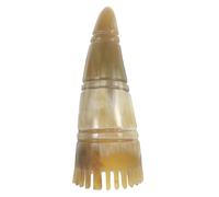 LOLIPPYY Natural Horn Wide Tooth Head Massage Comb Scalp Massager Shampoo Brush for Improved Circulation and Hair Growth Relaxing Scalp and Pore Cleansing Tool for Daily Use