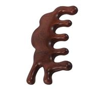 LOLIPPYY Natural Sandalwood Wooden Scalp Comb Wide Tooth Massage Tool for Hair Care Portable Smooth Polished Finish Comb for Head Neck Back Arms Gentle Massage Brush