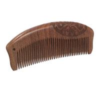 LOLIPPYY Natural Wooden Hair Comb for Women Dual-sided Carved Ebony Handle Smooth Massage Detangling Comb for Hair Care and Styling Sandalwood Material Gift for Christmas and Valentine Day