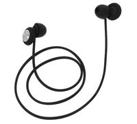 LOLIPPYY Noise Cancelling for Sleeping and Work, Reusable Soft Foam Silicone Ear Protectors with Neck Strap, Noise Blocking for Study, Travel, Meditation, Silver Black