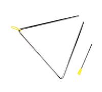 LOLIPPYY Percussion Triangle Iron Instrument with Rounded Edges for Comfortable Hand Play Portable Music for Explore Rhythm and Early Music Education