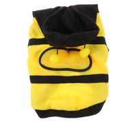 LOLIPPYY Pet Bee Costume Four-leg Dog Clothes Yellow Black Dress-up Outfit Comfortable for Dogs Suitable for Outdoor Walking Jogging and Photo Taking