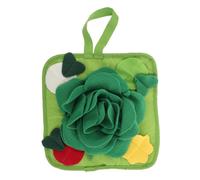 LOLIPPYY Pet Slow Food Mat Pet Sniffing Mat Guinea Pigs Slow Feeder for Rabbits Polyester Green