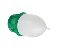 LOLIPPYY Plastic Bird Water Dispenser Lightweight Spillproof Pigeon Drinking Pot Container for Various Birds Green
