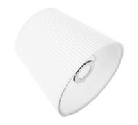LOLIPPYY Pleated Fabric Lampshade for Table Lamps Lightweight Soft Cloth Shade with Secure Flat Stick Fit Easy to Install Replacement Cover for Cozy Reading and Relaxation Spaces Compatible