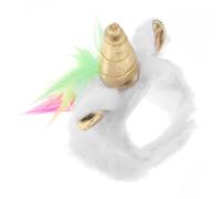 LOLIPPYY Plush Unicorn Hat for Small Lizards and Snakes Lightweight Cosplay Party Costume with Bright Colors Soft Comfortable Material for Pet Photo Props and Festive Dress-up Random Color