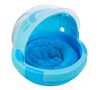 LOLIPPYY Portable Bird Carrier Hand-held Cage with Warm Nest Pad Blue Space Capsule for Parrots and Small Birds Outdoor Travel Pet Accessory Random Color