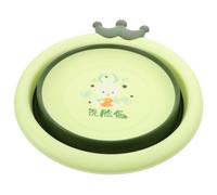LOLIPPYY Portable Collapsible Wash Basin Folding Household Washbasin for Bathroom Use Cute Cartoon Design Washing Basin for Newborns and Lightweight and Durable