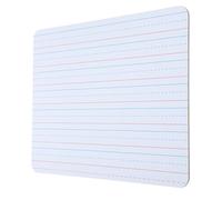 LOLIPPYY Portable Dry Erase Whiteboard Small Writing Board Double-Sided Learning Board with Four-line and Pattern for Office and Home Use