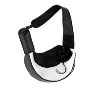 LOLIPPYY Portable Foldable Cat Carrier Bag with Breathable Mesh Polyester and PVC Pet Crossbody Shoulder Backpack for Travel Cell Phone Pocket Included and Comfortable Design Random Color