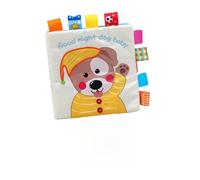 LOLIPPYY Portable Puppy Cloth Book for Boy Girl Soft Educational Fabric Book Early Learning Sensory for Boy Girl Washable Plaything