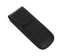 LOLIPPYY Portable Ten Hole Harmonica Storage Sleeve Faux Leather Compact Case for Diatonic Mouth Organs Lightweight Sturdy Harmonica Box for Travel and Daily Protection Black
