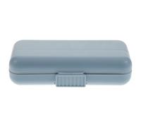 LOLIPPYY Portable Travel Pill Box with Double-Grid Design Large Capacity Plastic Storage Case for Medicine and Daily Use Organiser