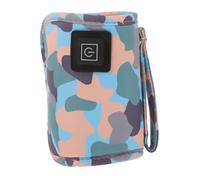 LOLIPPYY Portable USB Compact Bottle Warmer Cover with Adjustable Heating for Baby and Feeding Bottles, Polyester Material, Convenient and Fast to Use During Travel in The Car
