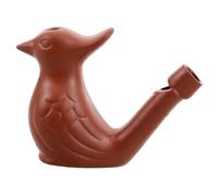 LOLIPPYY Pottery Peacock Bird Whistle Produces Sound Decorative Piece in Coffee Colour, Simple and Elegant Appearance, for Festival Use and Enhancing The Artistic Atmosphere of Room