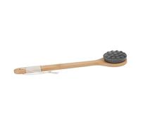 LOLIPPYY Practical Long Handle Bath Brush for Body Cleaning Bamboo Material Comfortable Grip for Elderly Use Dead Skin Removal Back Scrubber for Shower and Bath