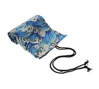 LOLIPPYY Premium Cotton Linen Pencil Roll Up Case with Slots Protective Storage Bag for Pens Colored Pencils Watercolor Brushes Portable Large Capacity for School and Travel