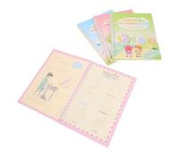 LOLIPPYY Preschool Calligraphy Practice Copybook Set for Grooved Handwriting Training Workbook Alphabet Math Drawing Writing Books Safe Material for Beginners Learning Penmanship