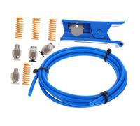 LOLIPPYY Printer Accessories Kit with Blue Ptfe Tube Pneumatic Fittings Spring and Tube for Precise Printing Performance