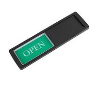 LOLIPPYY Privacy Sign Magnetic Sliding Indicator for Home Office Conference Room Restroom Open Closed Door Signboard with Letters Black Background Easy Slide to Protect Privacy
