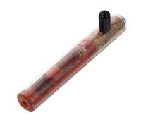 LOLIPPYY Professional Ants Breeding Glass Tube Nest with Bamboo Joint Design Landscaping Supply for Pet Ants Egg Laying Resting and Feeding Double Bamboo Segment