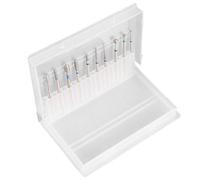 LOLIPPYY Professional Manicure Drill Bits Set for Cuticle Cleaning and Dead Skin Removal, Tungsten Steel Alloy Nail Grinding Heads for Salon and Home Use, 1# Precision Nail Drill Tool Kit