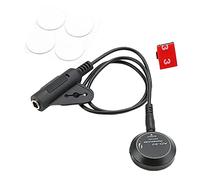 LOLIPPYY Professional Self Adhesive Acoustic Guitar Pickup Lightweight Compact Instrument Pickup for Guitar and Ukulele Easy Installation Without Drilling Safe Material Accessory for Sound