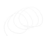 LOLIPPYY PTFE Tube for Printer Filament White PTFE Tubing with Inner and Outer Smooth Filament Feeding Replacement Tube for Bowden Printer Accessories
