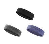 LOLIPPYY Purple Nylon Sports Sweatband Facial Headband for Yoga Fitness Running Breathable Elastic Athletic Hair Wrap for Women Reusable Washable Spa Makeup Hairband