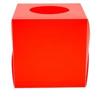 LOLIPPYY Red Plastic Raffle Box Slot Party Lottery Ballot Box for Voting and Donation for Events and Fundraising