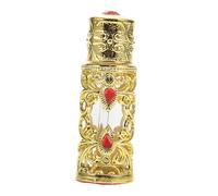 LOLIPPYY Refillable Artistic Perfume Oil Bottle 3ml Vintage Glass Travel Essential Oil Container Portable Decorative Arabic Style