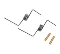 LOLIPPYY Refrigerator Door Torsion Spring Replacement 1.2mm Wire 10.5mm Od Metal Coil Mechanical Compression Springs for Fridge Freezer Repair Parts, 2pcs with Copper Tube for Household